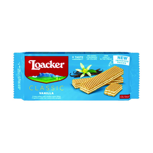 LOACKER WAFERS VANILLE 90G