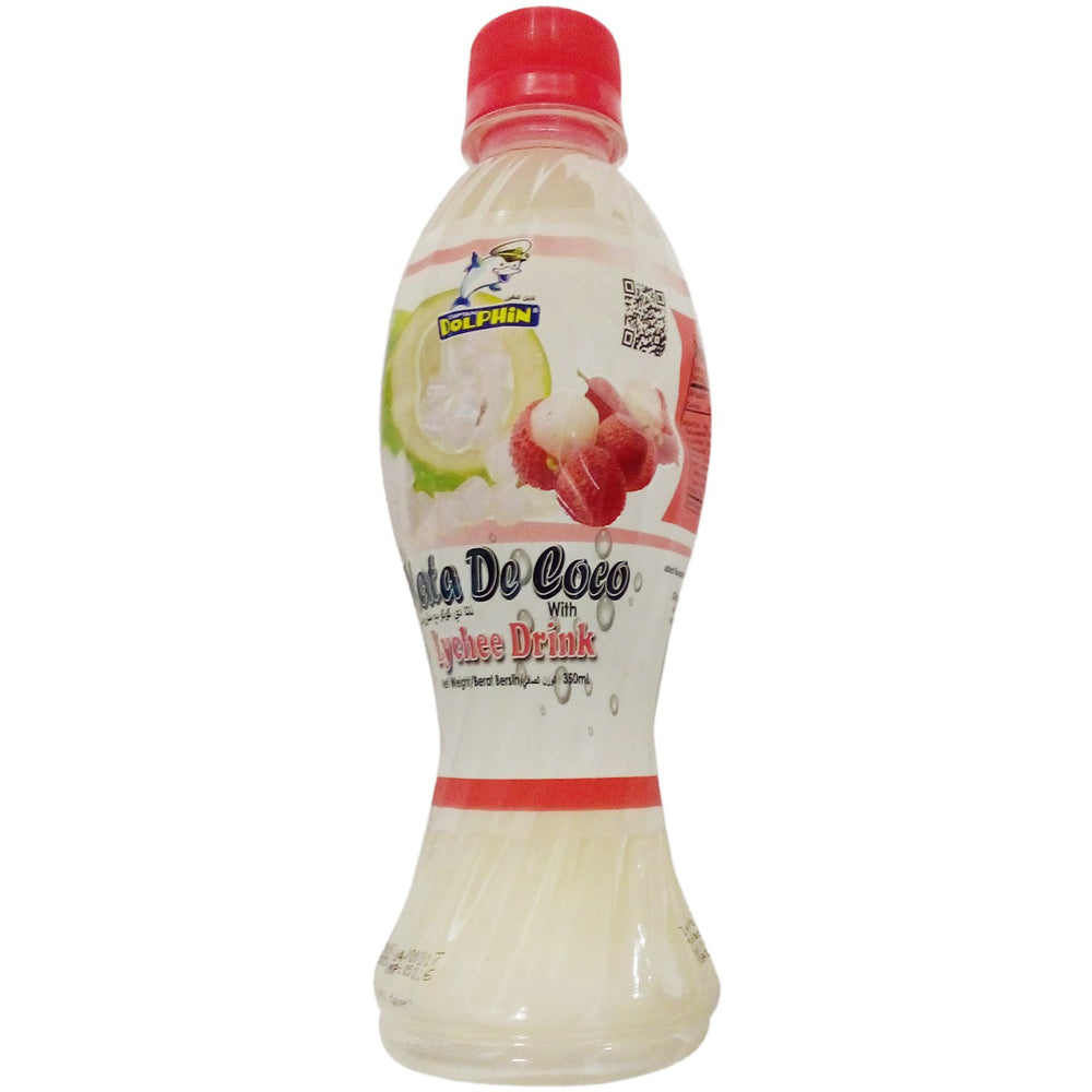 DOLPHIN NATA DE COCO LYCHEE DRINK 350ML