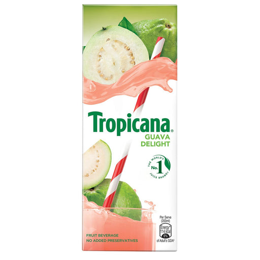 TROPICANA GUAVA JUICE TETRA 200ML