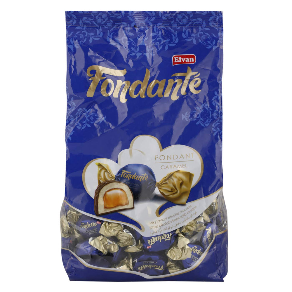 ELVAN FONDANTE MILKY CARAMEL POUCH 1KG