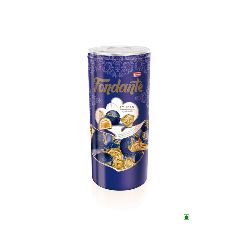 ELVAN FONDANTE MILKY CAREMAL 400GM ROUND TOWER