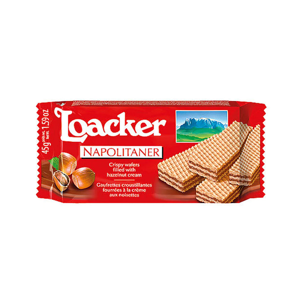 LOACKER WAFERS NAPOLITANER 90G