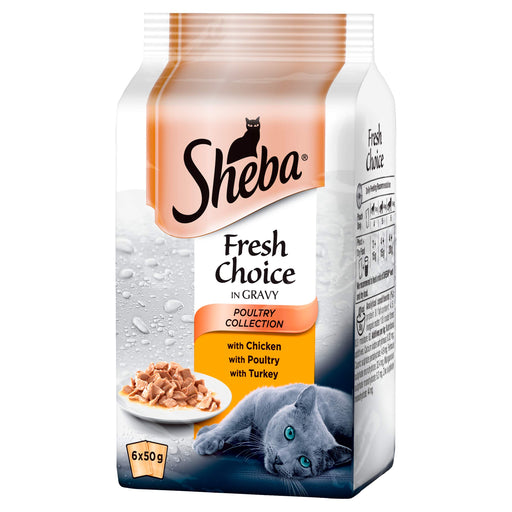 SHEBA FRESH CHOICE POULTRY COLLECTION 6X50 300G