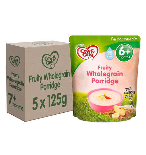 COW & GATE FRUITY PORRIDGE 125GM BOX