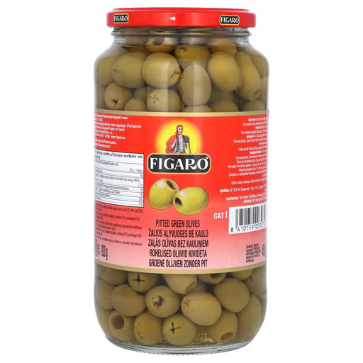FIGARO OLIVES GREEN PITTED (450gm)