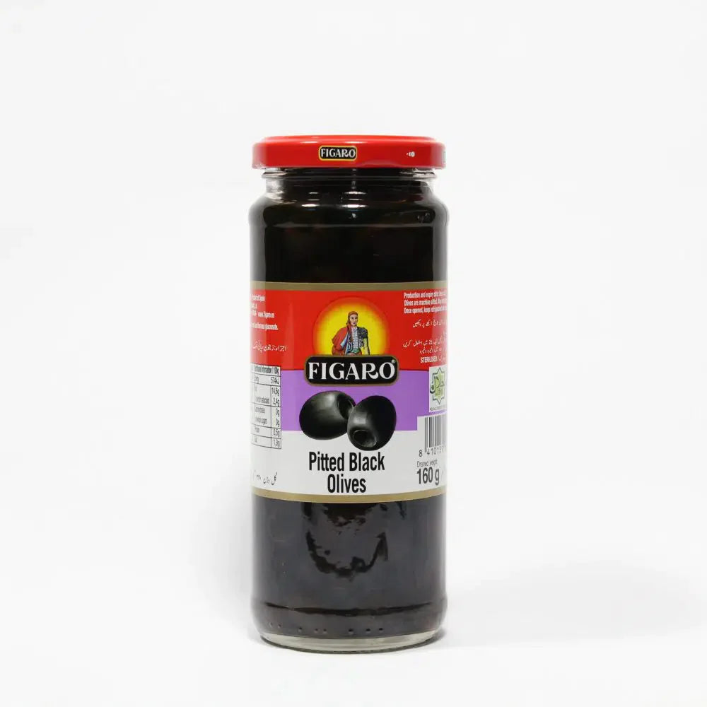Figaro Pitted Black Olives (160gm)