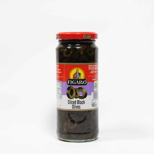 Figaro Sliced Black Olives (180gm)