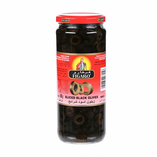 Figaro Sliced Black Olives (230gm)