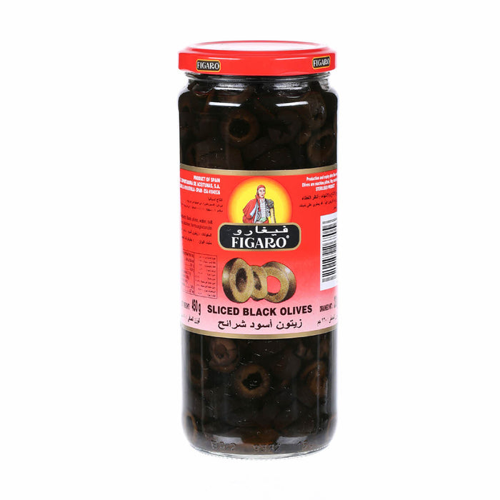 Figaro Sliced Black Olives (230gm)