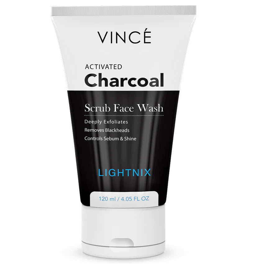 Vince Charcoal Lightnix Face Wash 120ml