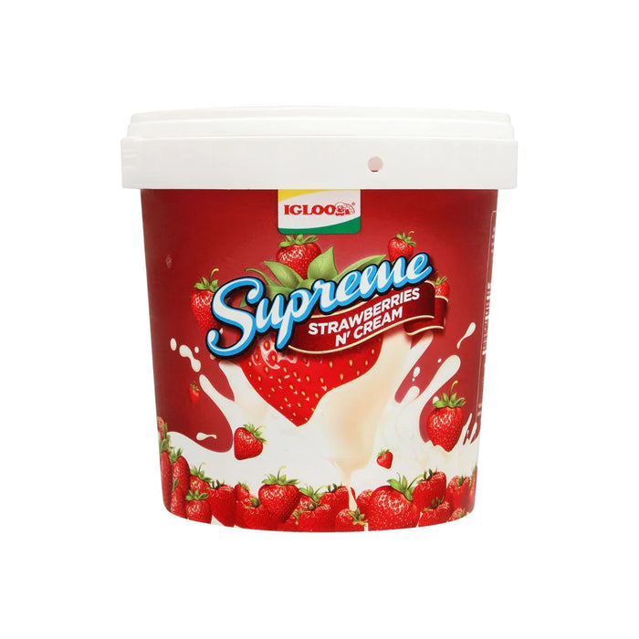 Igloo Supreme Strawberries N Cream (1000ml)