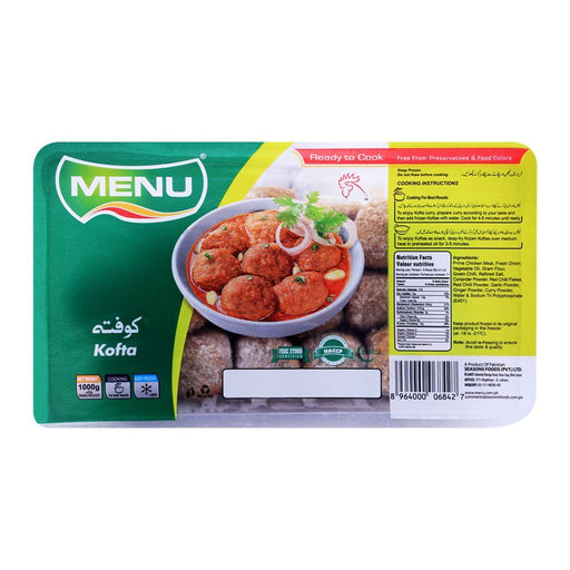 MENU CHICKEN KOFTA 1000GM