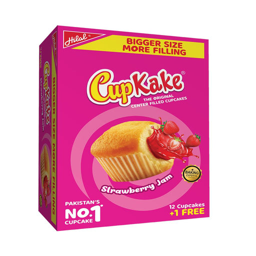 HILAL CUP KAKE STRAWBERRY 12PCS BOX