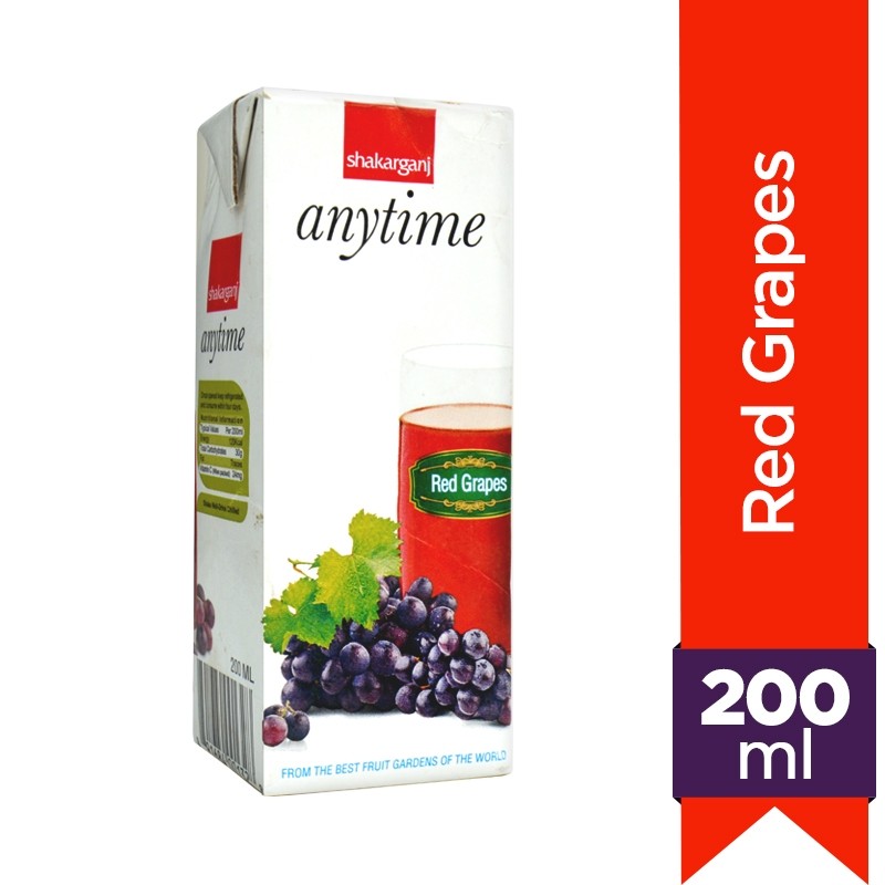 Anytime Red Grape Nectar 200ML