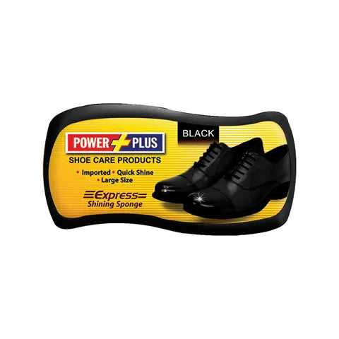 POWER PLUS EXPRESS SHINING SPONGE BLACK LARGE SIZE