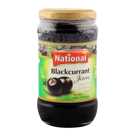 NATIONAL BLACK CURRANT JAM BOTTLE 200GM