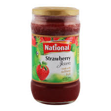 NATIONAL STRAWBERRY JAM BOTTLE 200GM