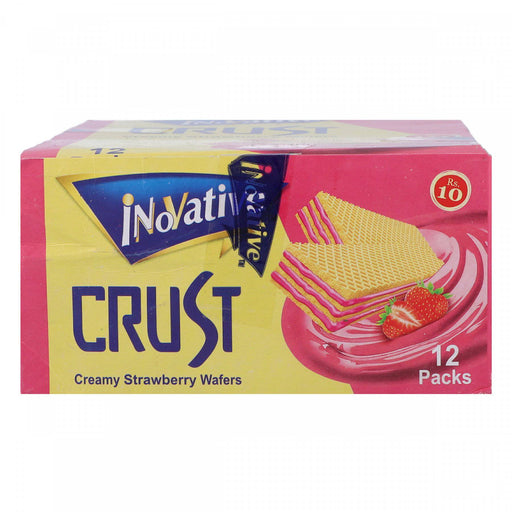 Innovative Crust crispy strawberry wafers (10 munch packs)