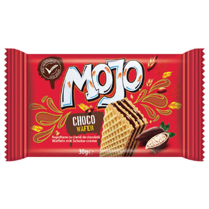 MOJO WAFERS CHOCOLATE 125GM