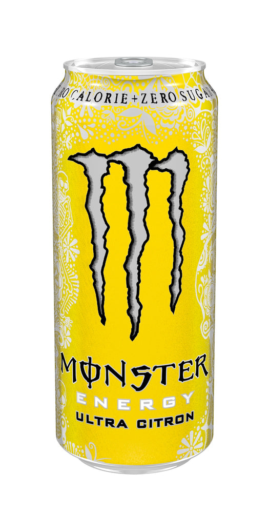 MONSTER ZERO SUGAR ULTRA CITRON DRINK 500ML CAN IRL