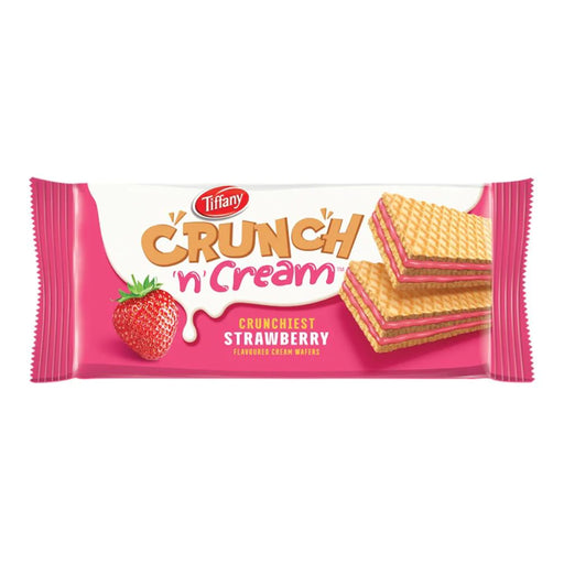 TIFFANY STRAWBERRY CREAM WAFERS 76GM USA