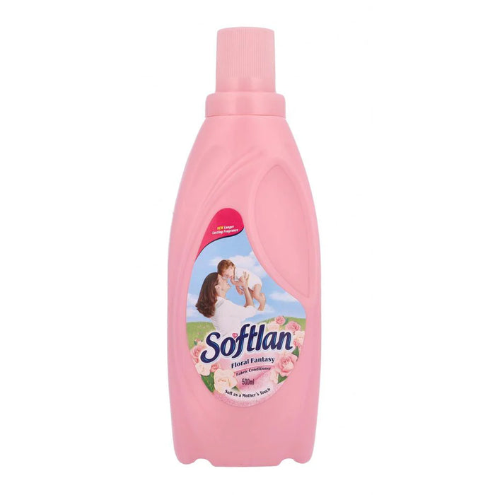 SOFTLAN FLORAL FANTASY FEBRIC SOFTNER 575ML POUCH PINK
