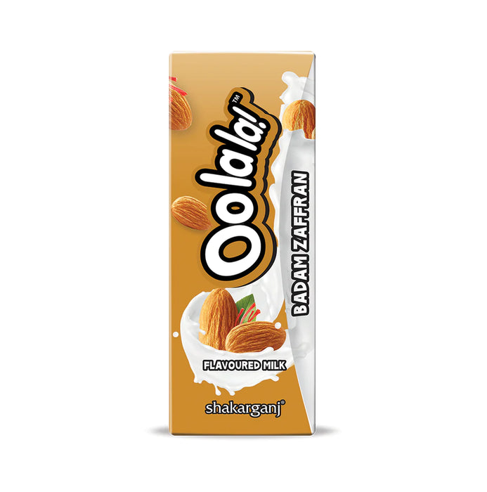 Oolala Flavour Milk Badam Zafraan (225 ml)