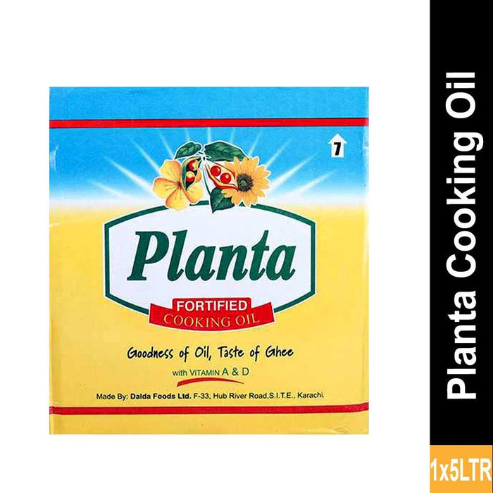 Planta Fortified Cooking Oil (1 L x 5 Poly-Bags)