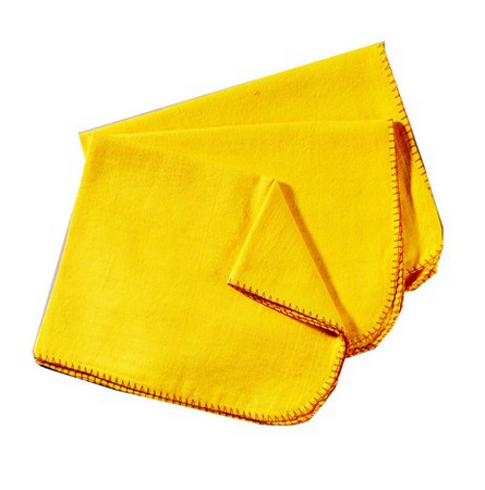 FLANNEL YELLOW DUSTER 20X30