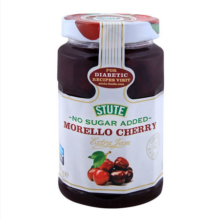 STUTE NO SUGAR ADDED MORELLO CHERRY JAM 430GM