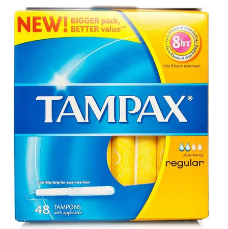 TAMPAX REGULAR 48'S