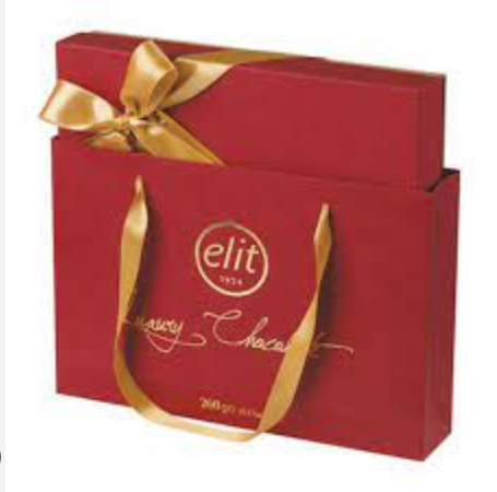 ELIT LUXURY CHOCOLATE TRAY RED 260GM