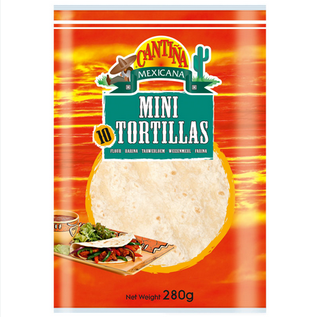 CANTINA MEXICAN MINI TORTILLAS 10 280 GM