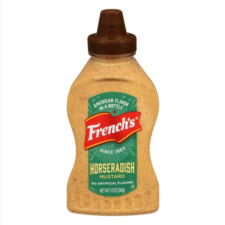 FRENCH'S DELI HORSERADISH MUSTARD 340GM