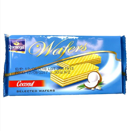 ROMEGA WAFERS COCONUT 65GM