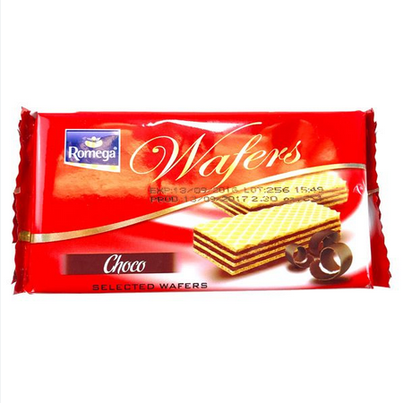 ROMEGA WAFERS CHOCOLATE 65GM