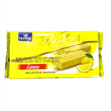 ROMEGA WAFERS LEMON 65GM