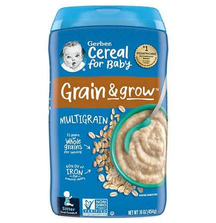 GERBER MULTI GRAIN CEREAL 454G