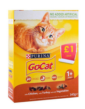 GO CAT FOOD CHICKEN 340GM