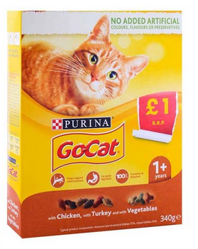 GO CAT FOOD TURKEY 340GM