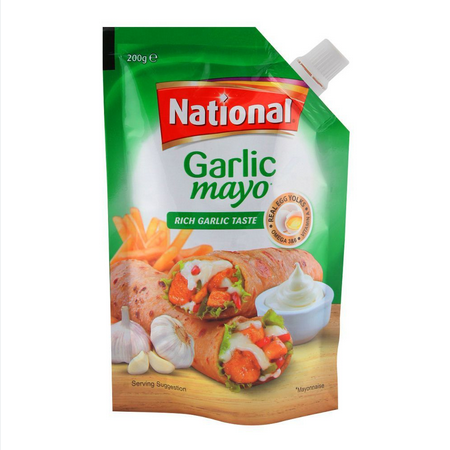 NATIONAL GARLIC MAYO 200G