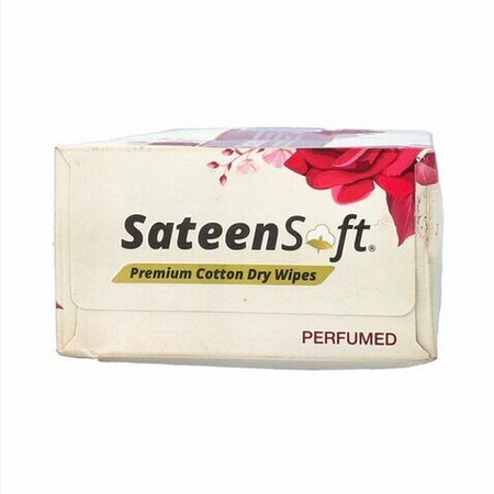 SATEEN SOFT VOGUE RED WIPES 75'S