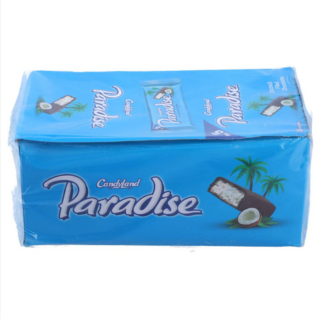 CANDYLAND PARADISE COCONUT CHOCOLATE 36X10G BOX