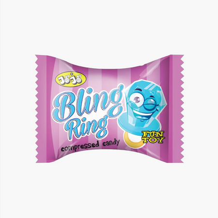 JOJO BLING RING SOUR FRUITY CANDY 12GM