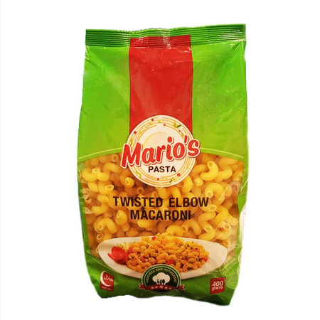 MARIO'S PASTA TWISTED ELBOW MACARONI POUCH 400 GM