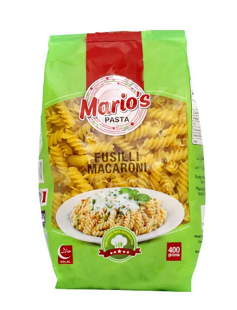 MARIO'S PASTA FUSILLI MACARONI POUCH