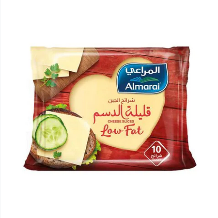 ALMARAI CHEESE SLICES CHEDDAR LOW FAT 200 mg