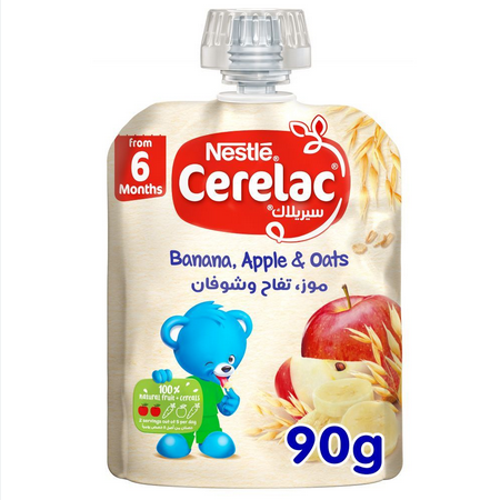 NESTLE B/FOOD MANGO POUCH 90GM
