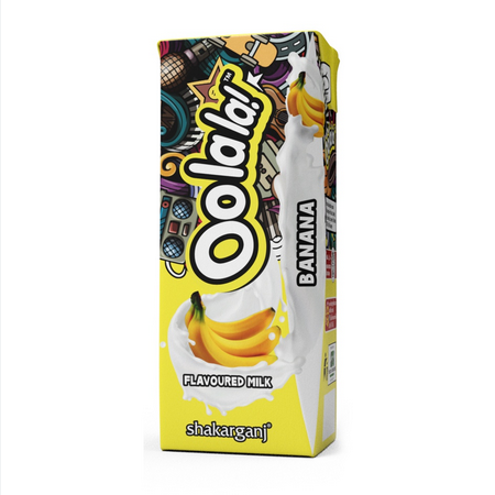 OOLALA FLAVOURED MILK BANANA 250ML