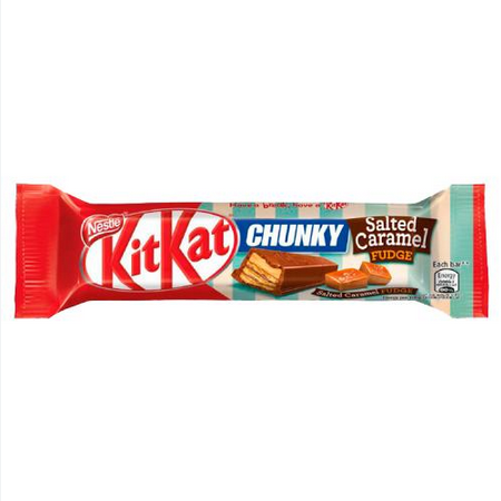 KITKAT CHUNKY SALTED CARAMEL FUDGE 42GM